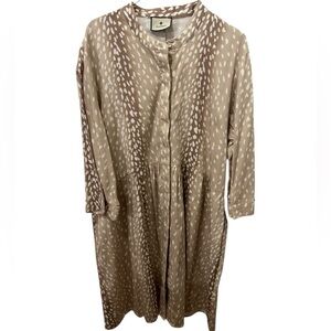 Tuckernuck Antelope Royal Shirt Dress Size XL
